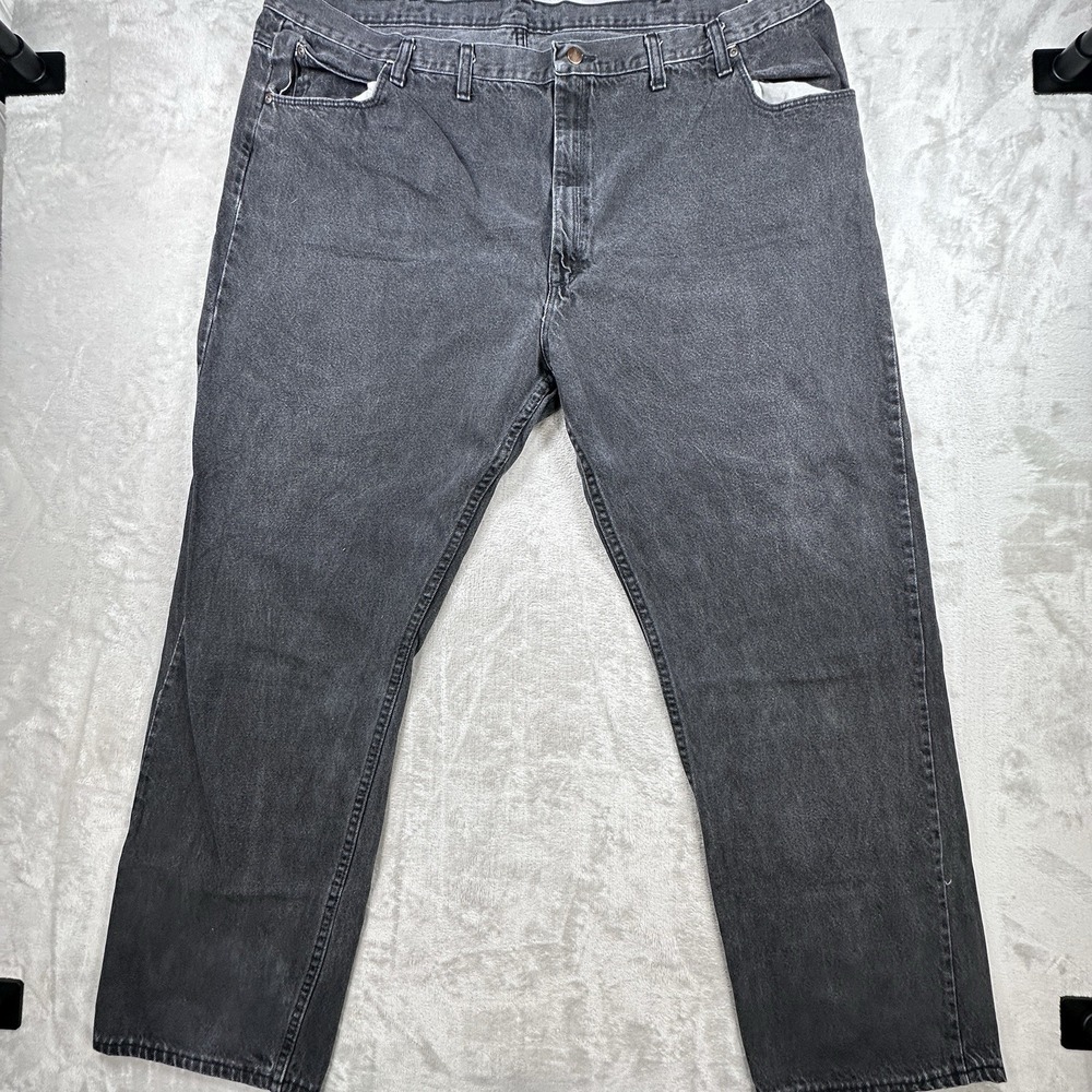Red Kap Faded Black Jeans Mens 52x33 Made in Mexico Workwear Denim Big Tall Pant